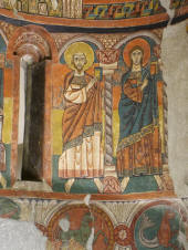 Paintings from Santa Maria de Tall - apse, cca 1123